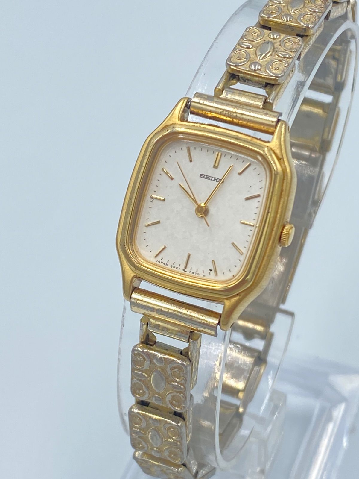 SEIKO QUARTZ TYPE II 腕時計 本体 ブルー文字盤 - メルカリ SEIKO 