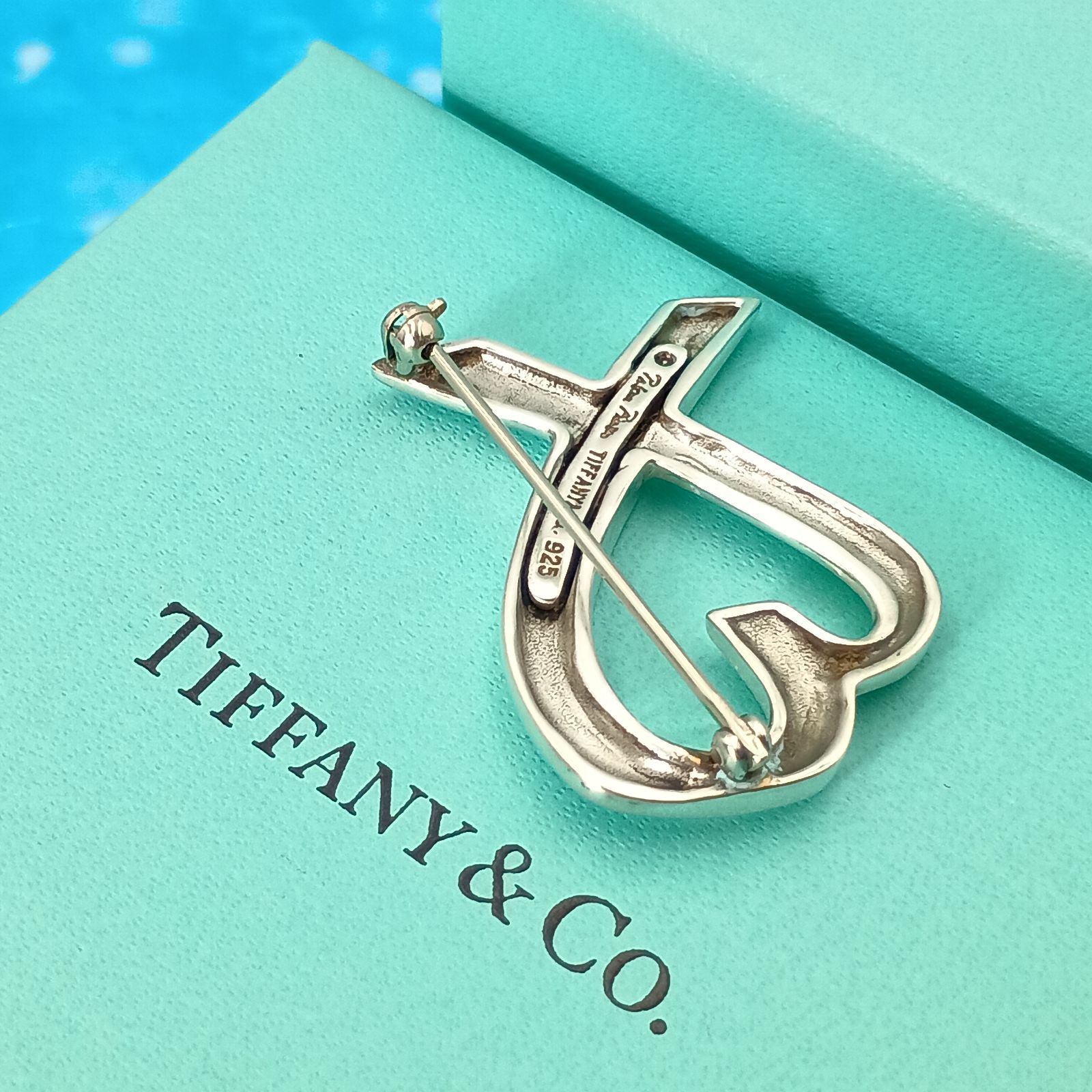 TIFFANY&Co. ティファニー ラビングハート ブローチ レディース メンズ