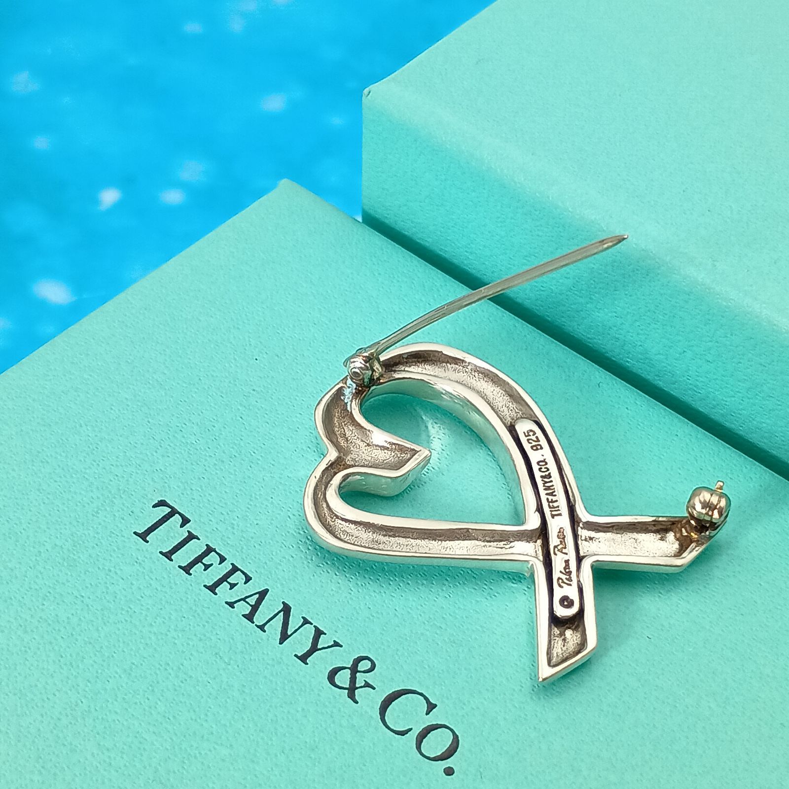 TIFFANY&Co. ティファニー ラビングハート ブローチ レディース メンズ