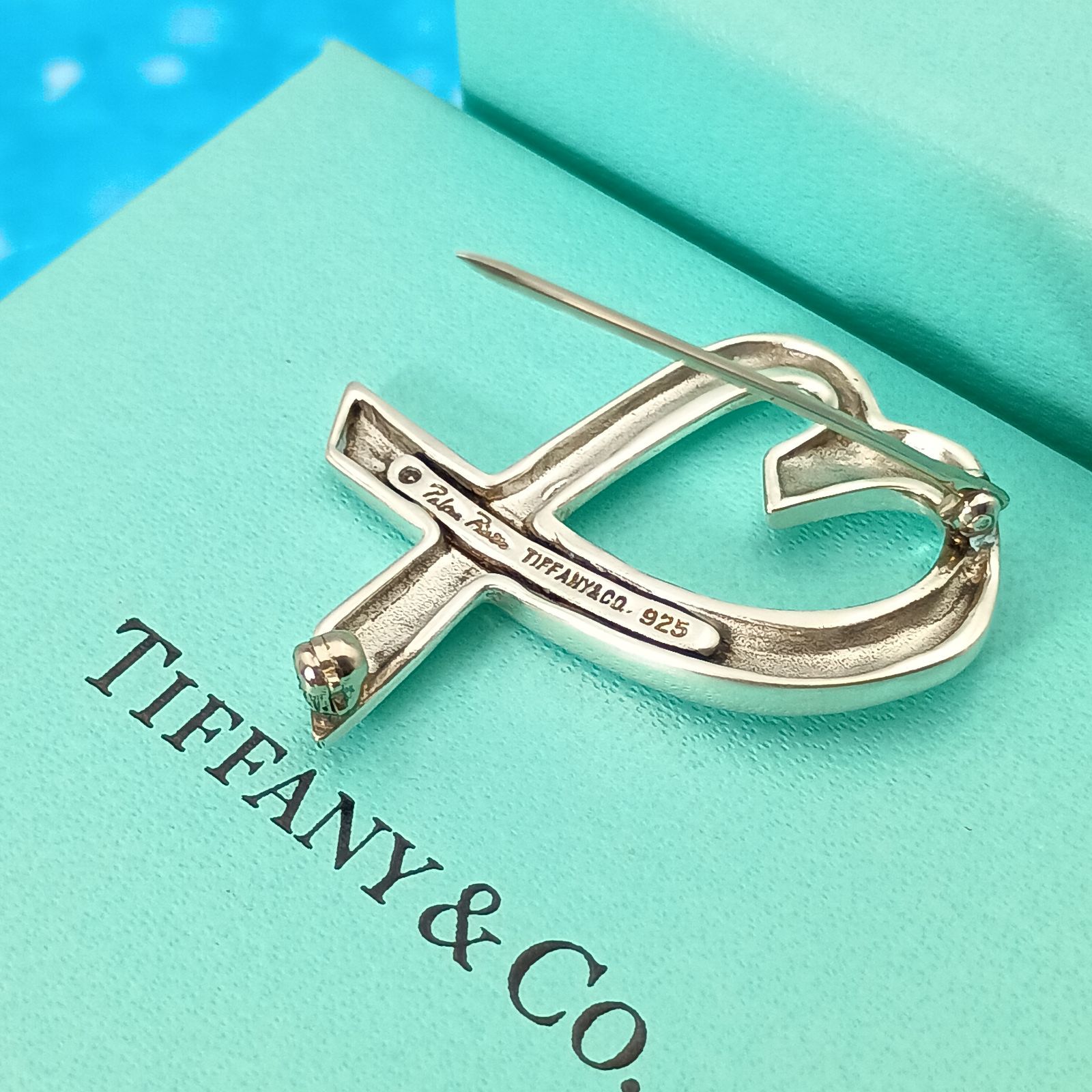 TIFFANY&Co. ティファニー ラビングハート ブローチ レディース メンズ