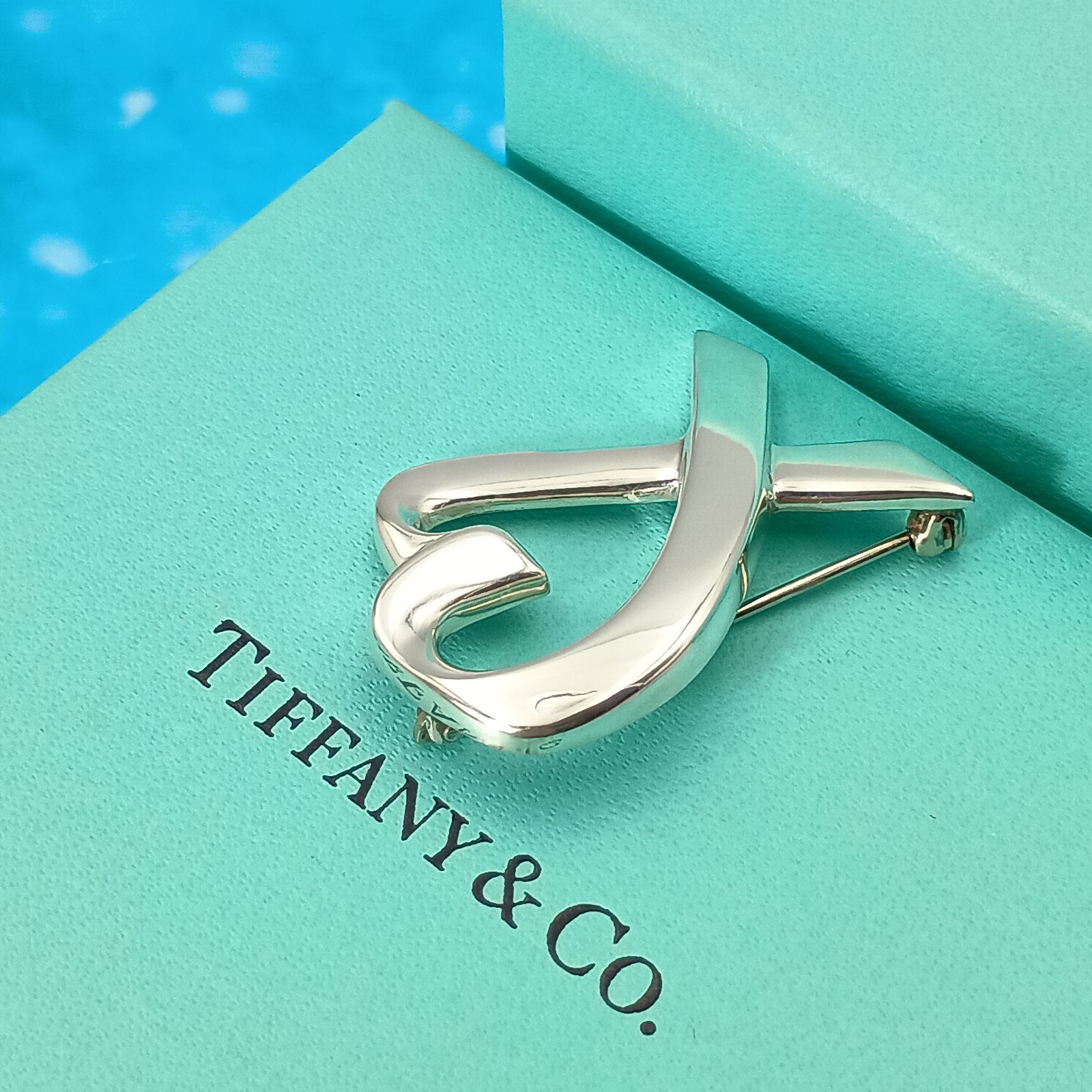 TIFFANY&Co. ティファニー ラビングハート ブローチ レディース メンズ