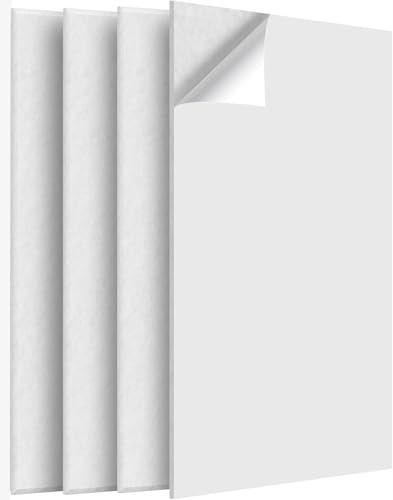 防音ボード 防音シート 白【120 x 60cm大判サイズ 自己粘着】200kg/m?高密度 吸音ボード 吸音パネル 壁 剥がせる 賃貸対応 軽量 設置簡単 騒音対策 インテリア模様換え 楽器演奏 ホームシアター ゲーム 在宅ワーク オフィス d4dfdfa9