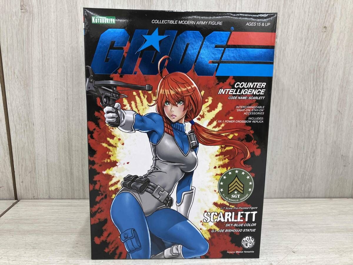 コトブキヤ スカｰレット スカイブルｰ限定版 1/7 G.I. JOE美少女 G.I.