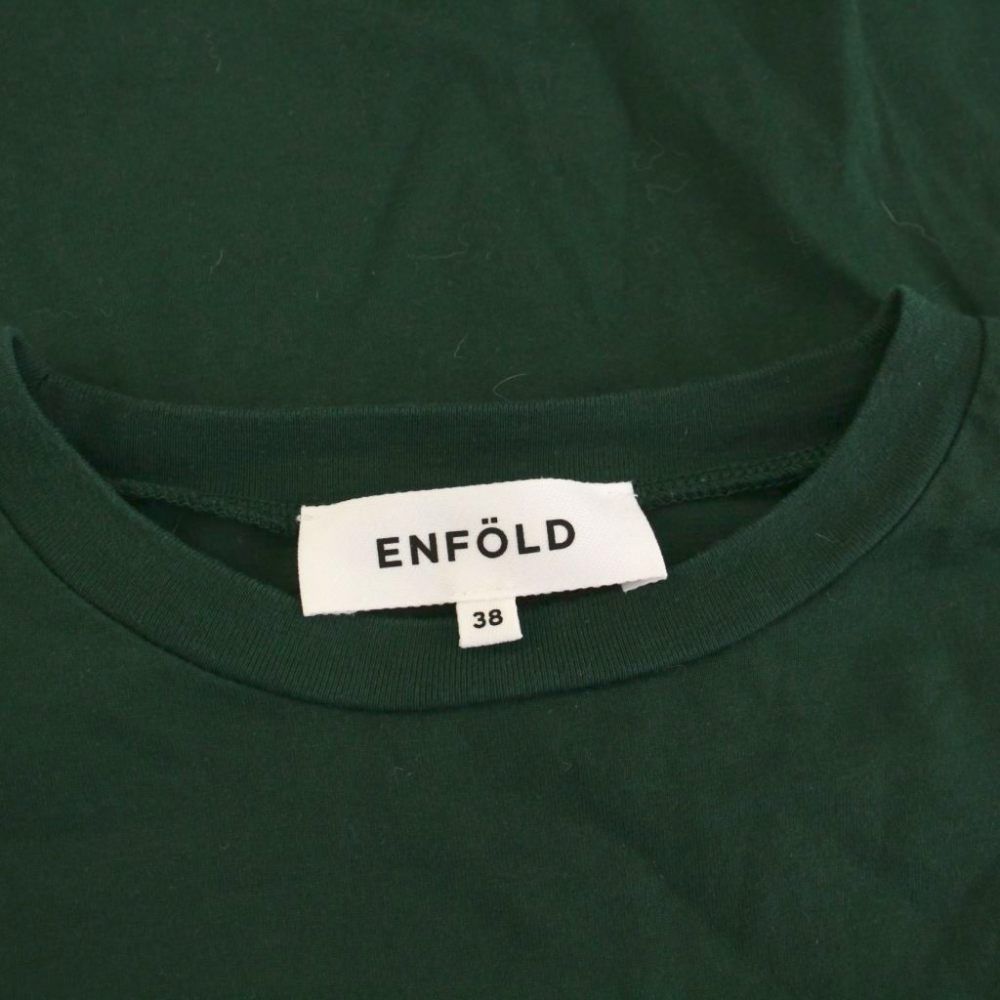 エンフォルド ENFOLD 25AW スカラップワイドTシャツ カットソー スビン