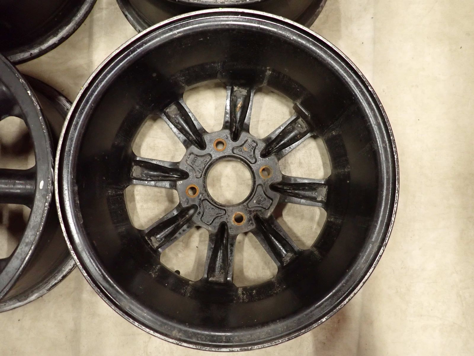 4本SET 会社宛 送料無料 14×6J ブラックレーシング BR アルミ 4穴