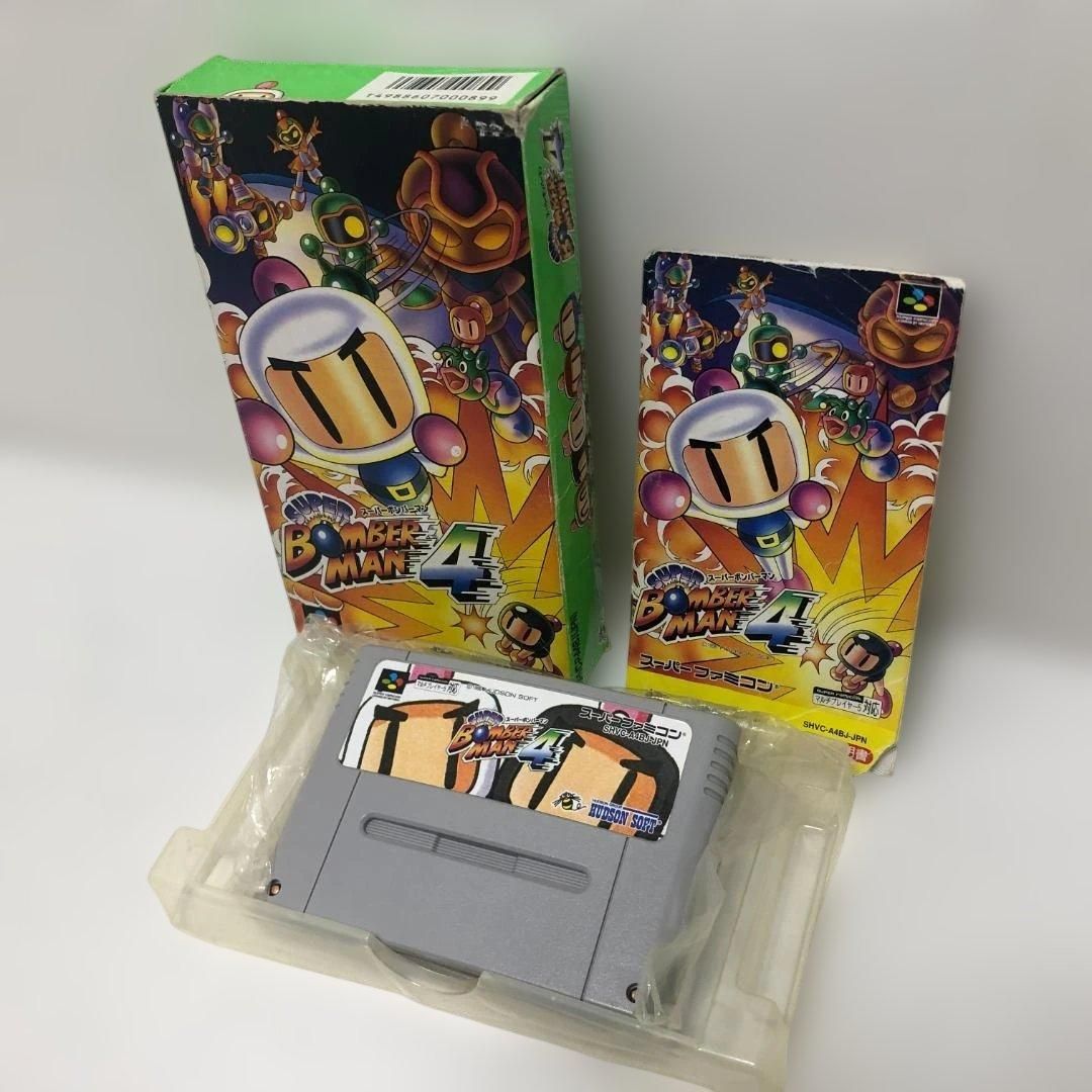 スーパーファミコン SFC スーパーボンバーマン4 HUDSON ハドソン 箱