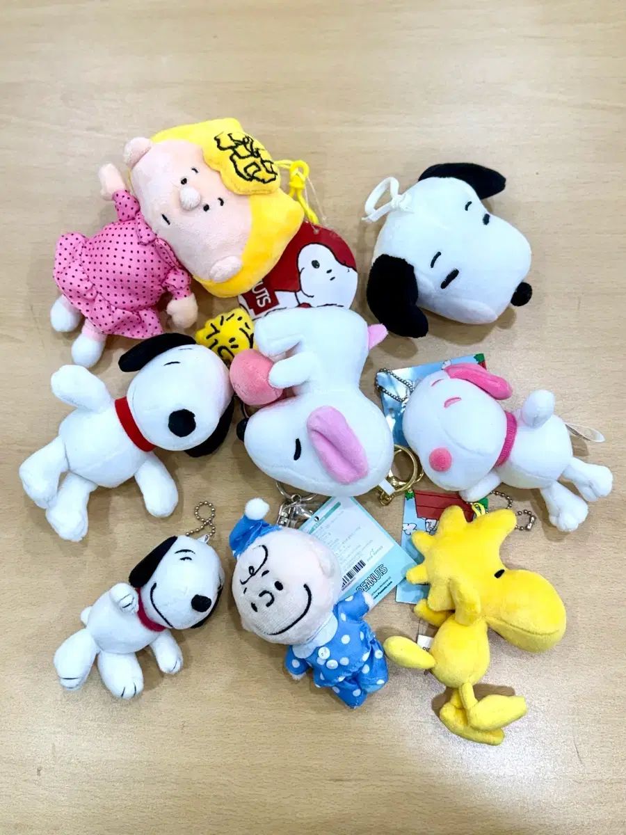 ピーナッツ SNOOPY スヌーピー チャーリー・ブラウン ルーシー ぬいぐるみ ガチャ キーホルダー キーホルダー (まとめ)