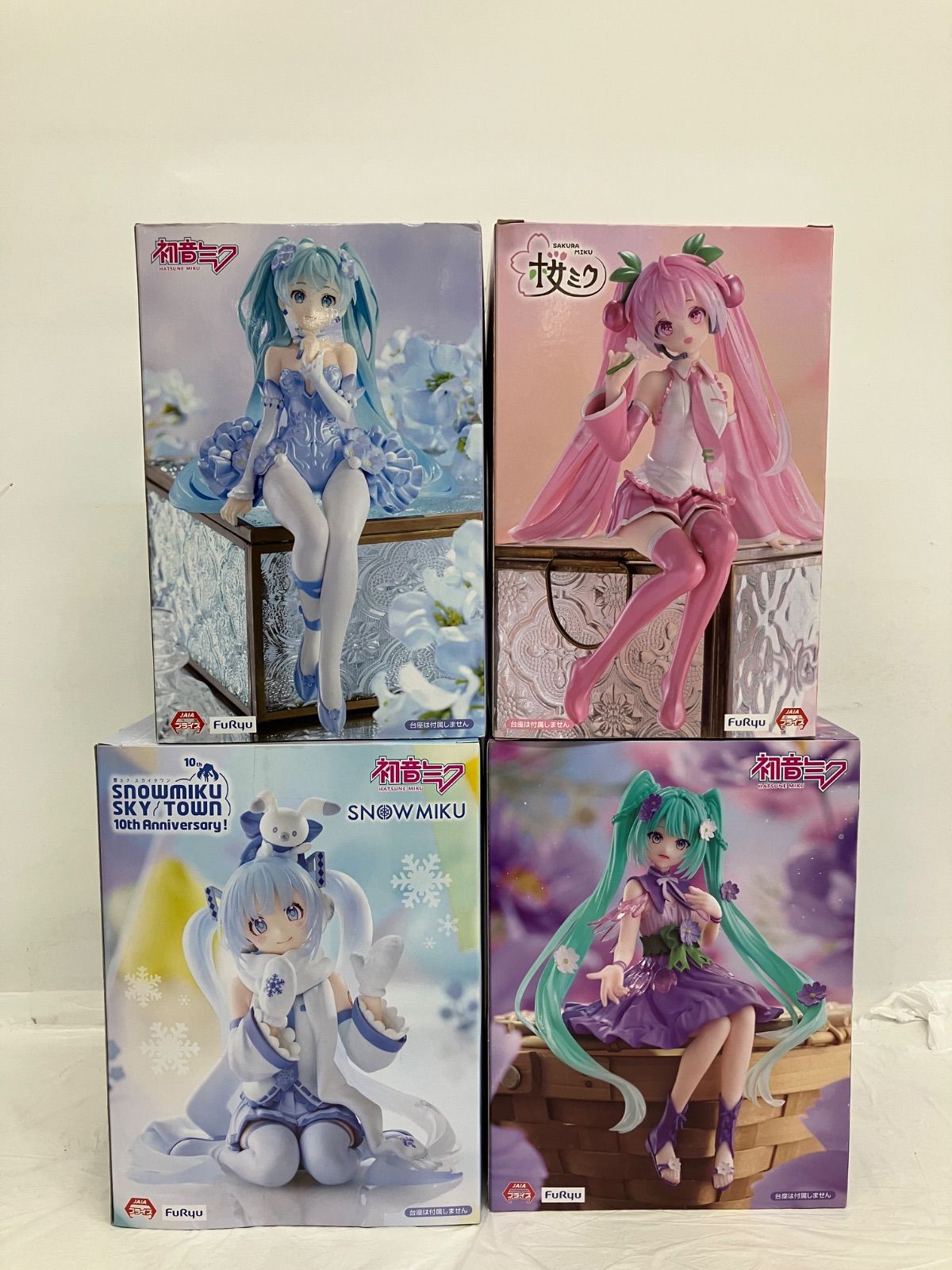 未開封 初音ミク ぬーどるストッパーフィギュア 4種セット LF7314 f107