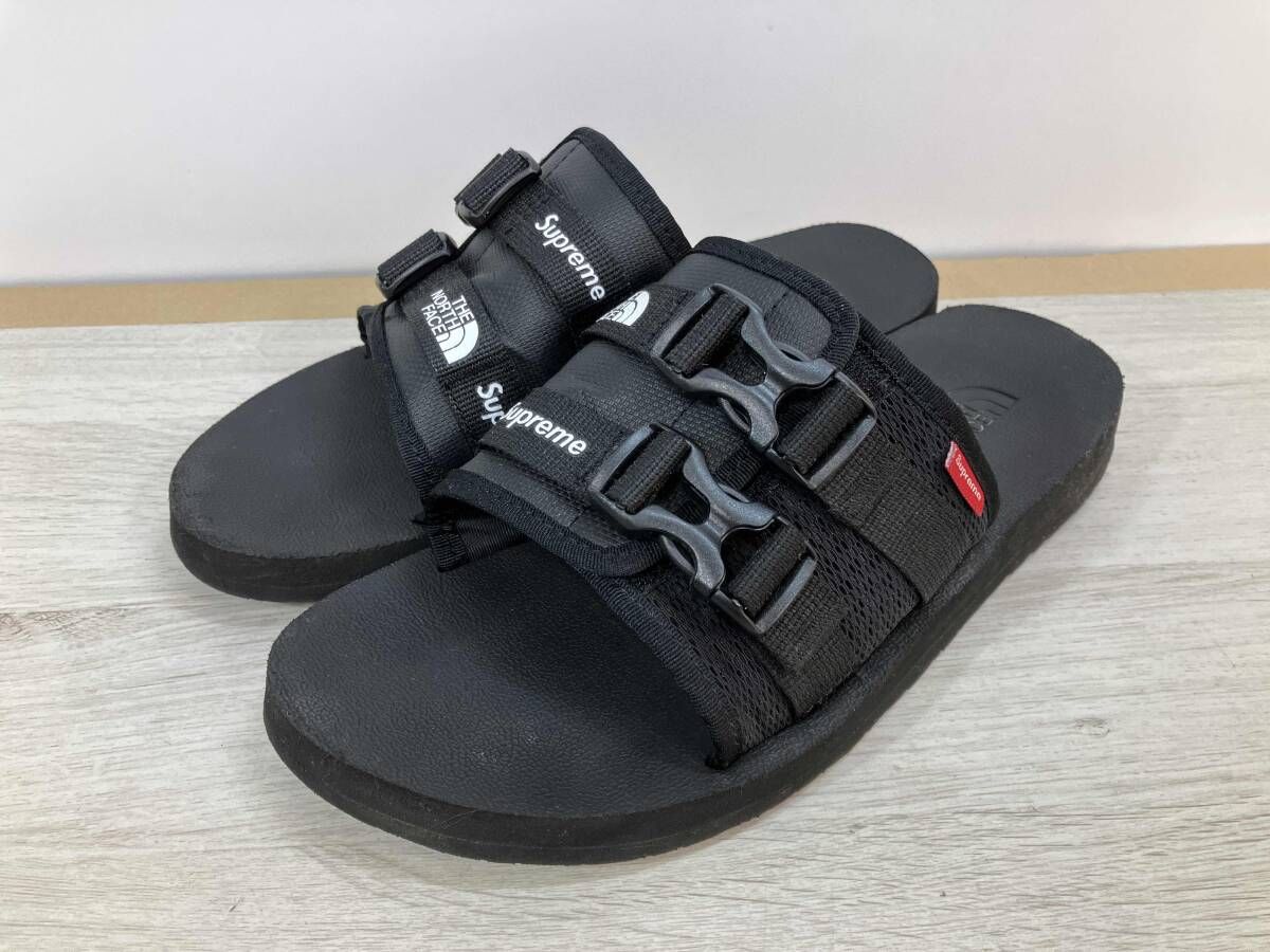Supreme × THE NORTH FACE サンダル ブラック 25cm THE NORTH FACE ノースフェイス × Supreme シュプリーム Trekking