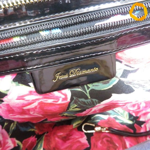 ab ジーザスディアマンテ JESUS DIAMANTE ショルダーバッグ 黒 ピンク