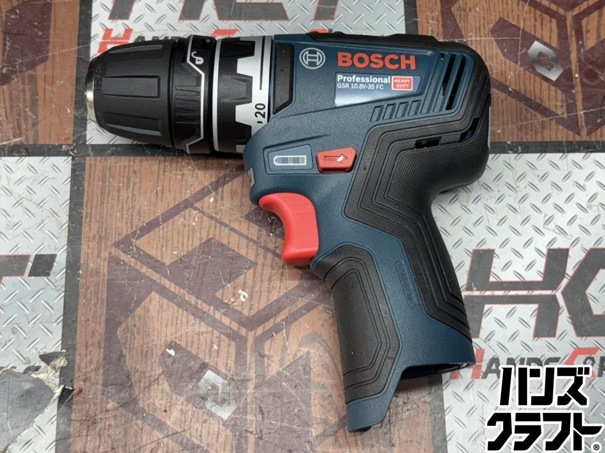 〇【送料無料】【未使用】ボッシュ BOSCH GSR10.8V-35FC マルチドライバードリル バッテリ×2・充電器付【ハンズクラフト佐賀】【中古】