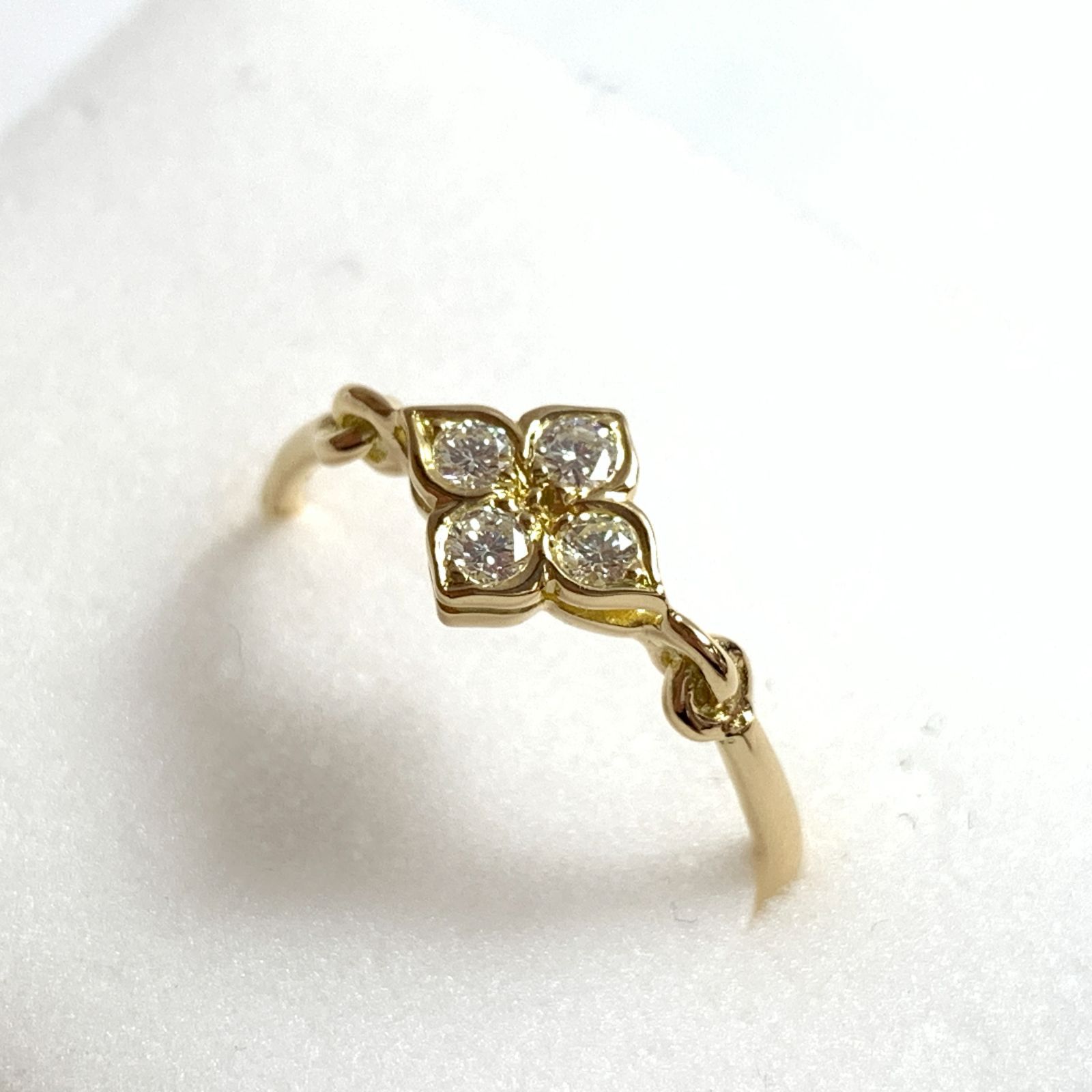 B カルティエ Cartier ヒンドゥ リング 10号 ＃56 ロータス スイレン