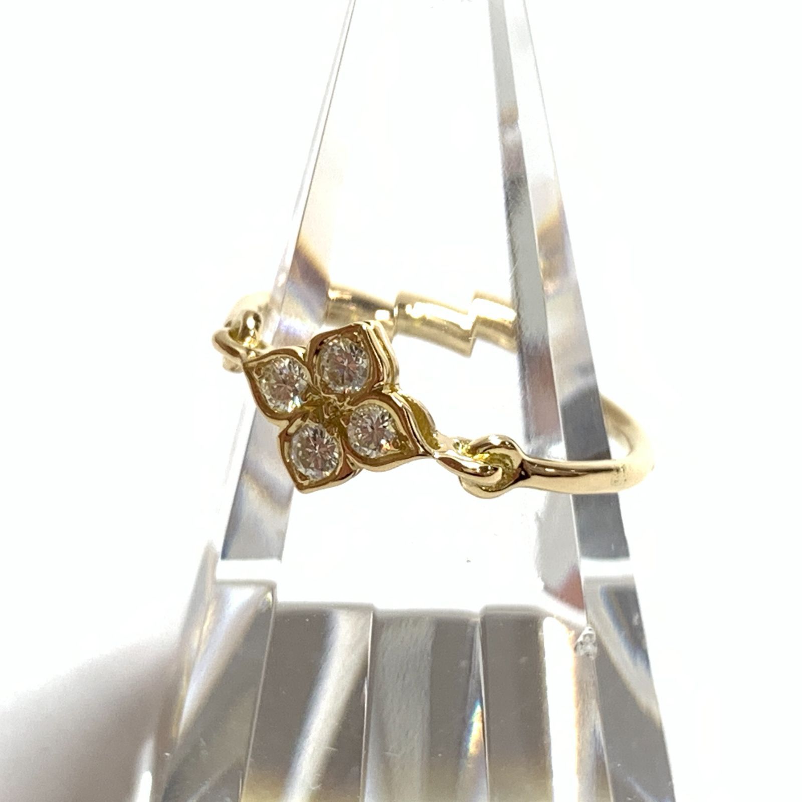 B カルティエ Cartier ヒンドゥ リング 10号 ＃56 ロータス スイレン