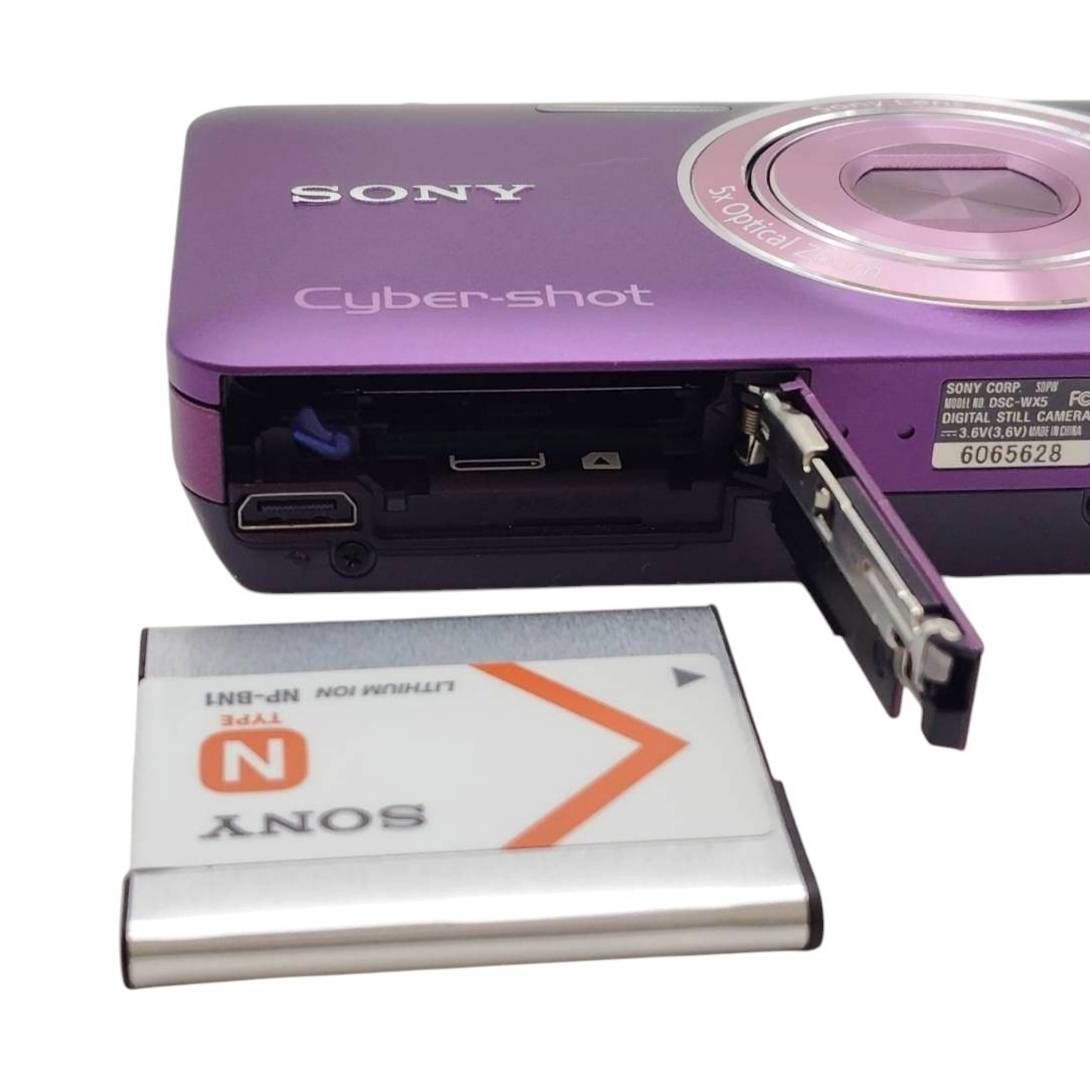 ソニー サイバーショット DSC-WX5 バイオレット SONY デジタルカメラ