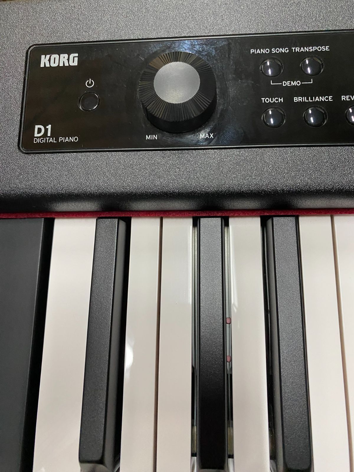 ○店頭お渡しのみ KORG 電子ピアノ D1 2024年製 音出し確認済み ペダル