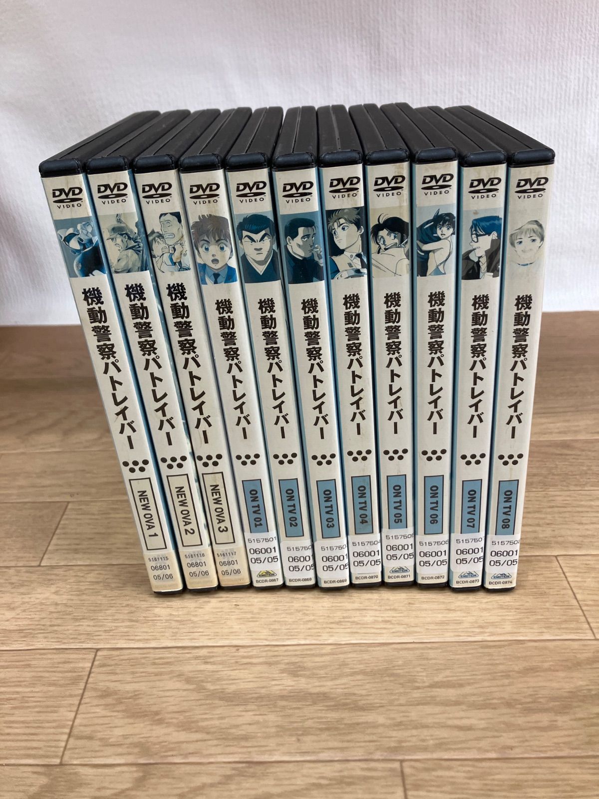 ☆【ジャンク・レンタル落ち】DVD 機動警察パトレイバー ONTV全8巻