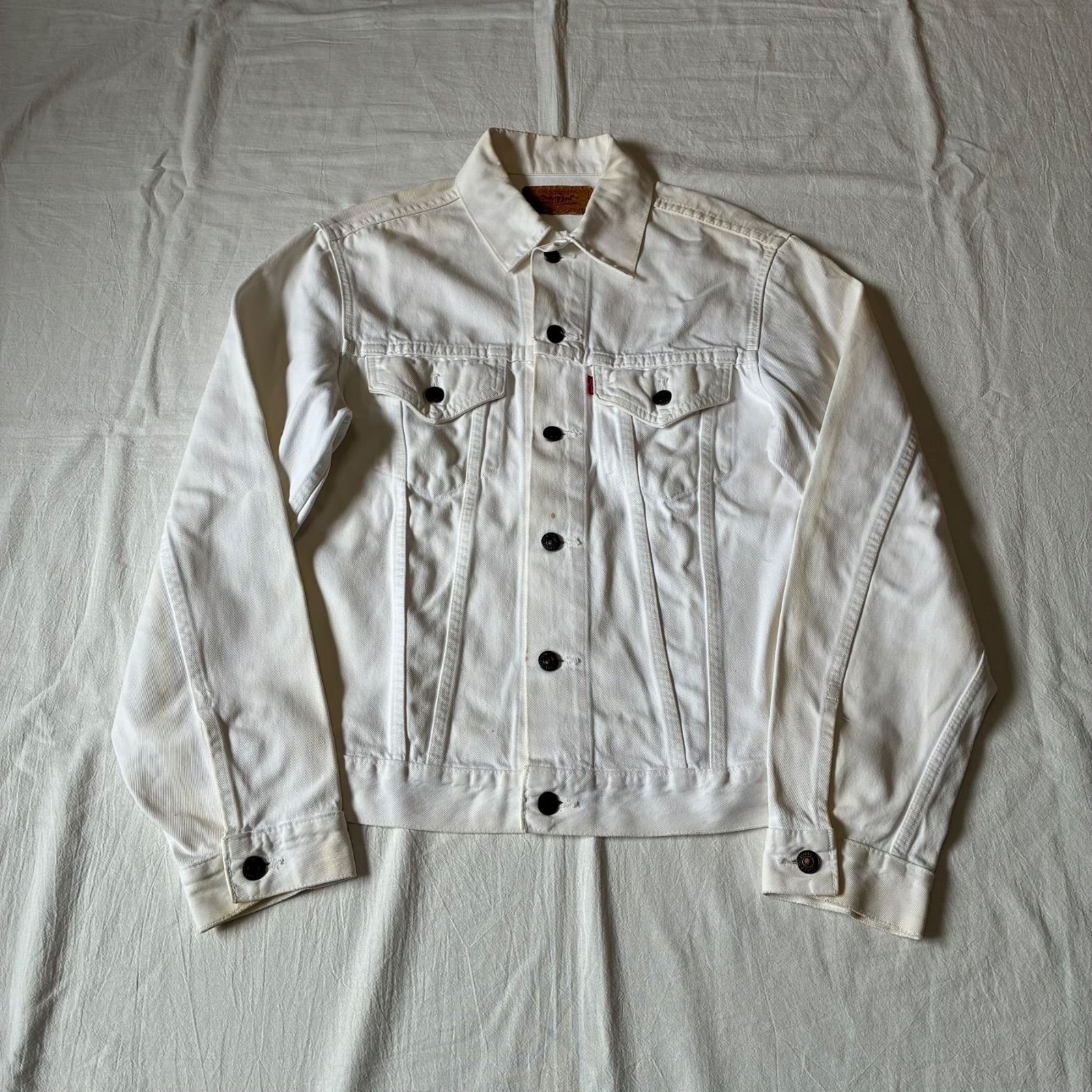 90s Levis リーバイス 70505-03 デニムジャケット ホワイト 40表記
