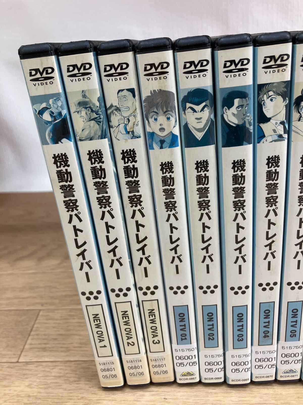☆【ジャンク・レンタル落ち】DVD 機動警察パトレイバー ONTV全8巻