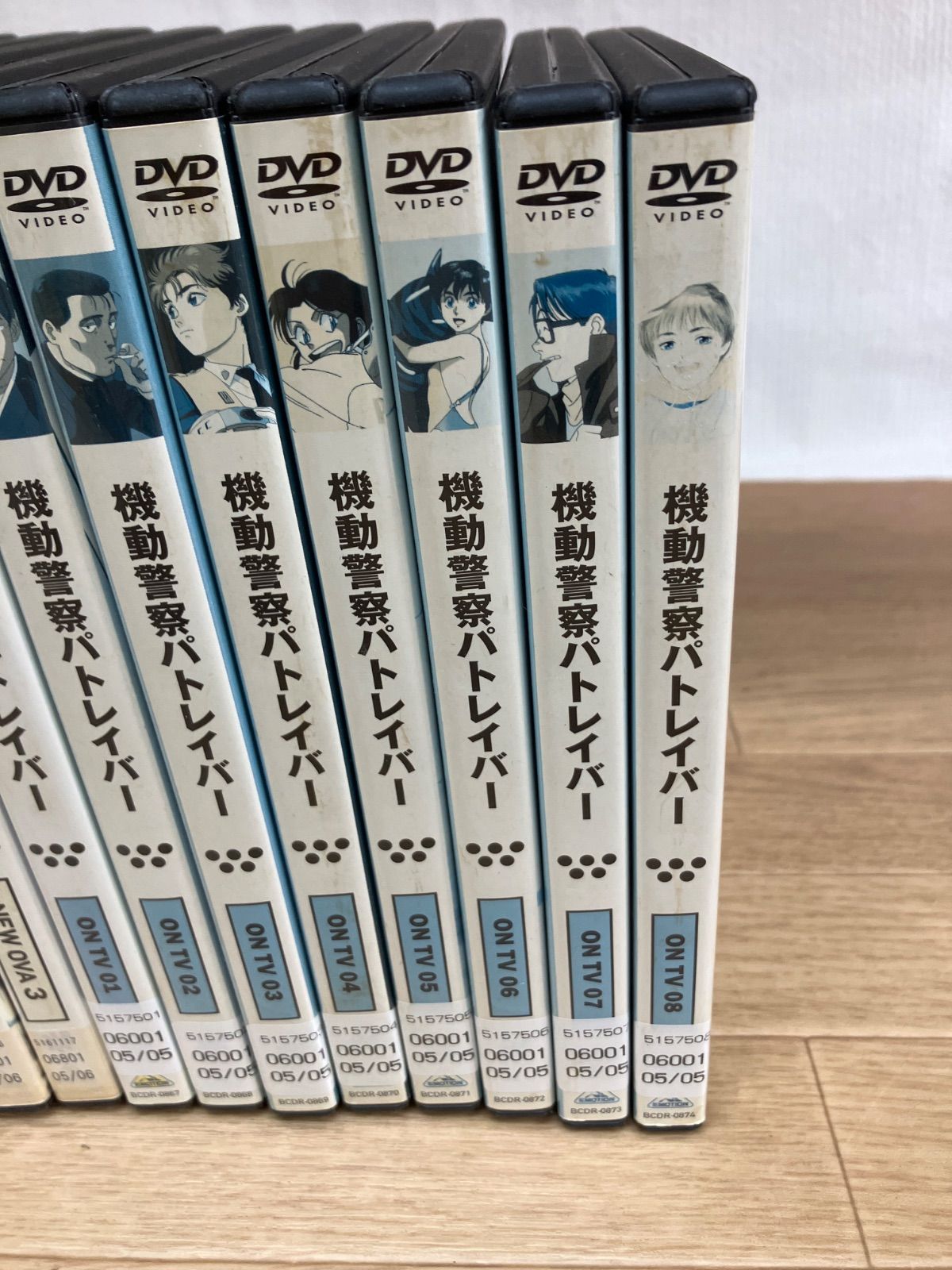 ☆【ジャンク・レンタル落ち】DVD 機動警察パトレイバー ONTV全8巻
