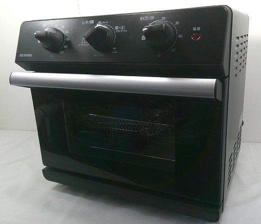 26g-736x【中古】IRIS OHYAMA ｱｲﾘｽｵｰﾔﾏ　ﾉﾝﾌﾗｲ熱風ｵｰﾌﾞﾝ　ﾌﾞﾗｯｸ　FVX-D14A-B　箱なし