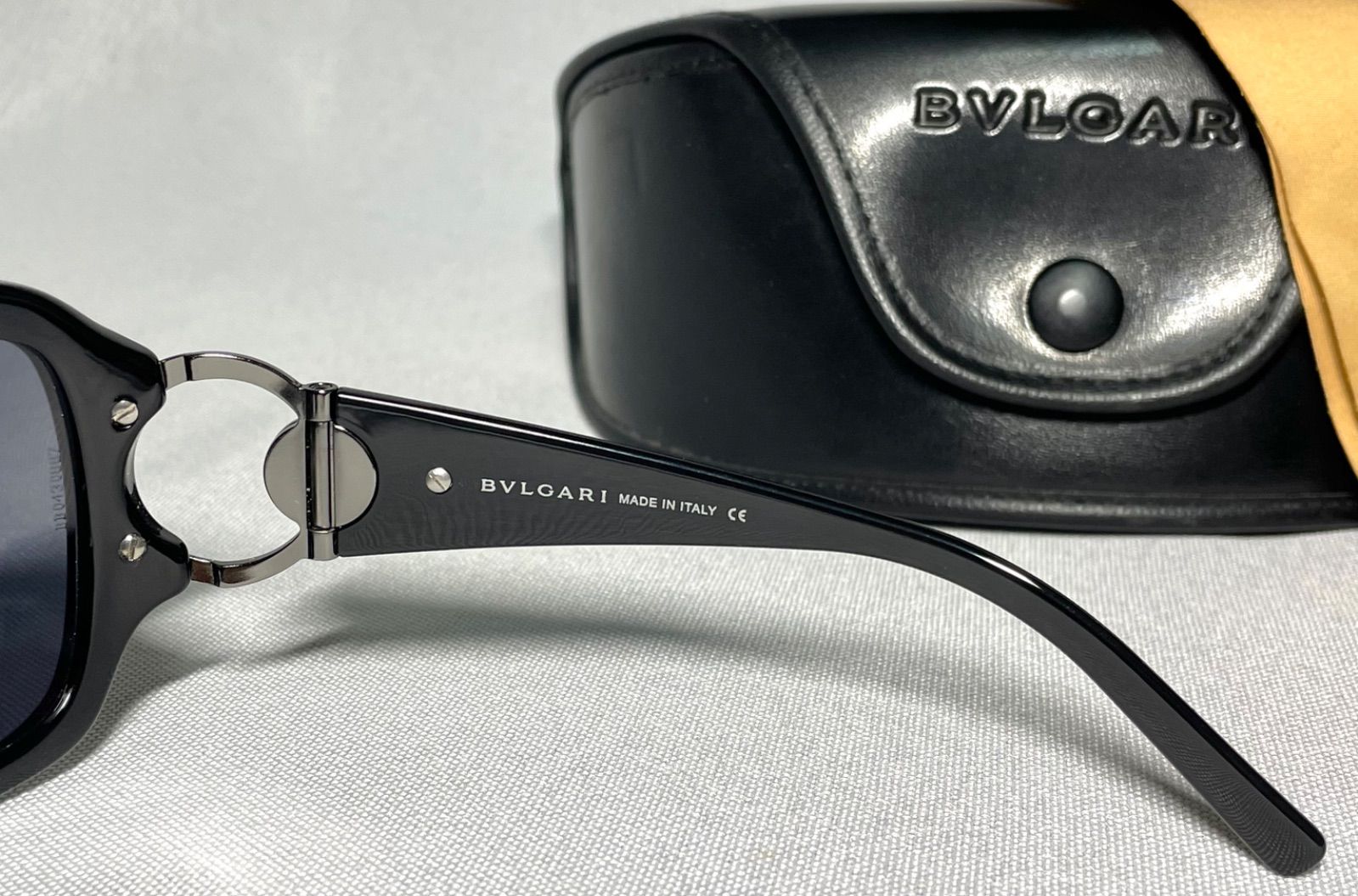 美品 BVLGARI ブルガリ B-ZERO ロゴ ブラック&クロームシルバー