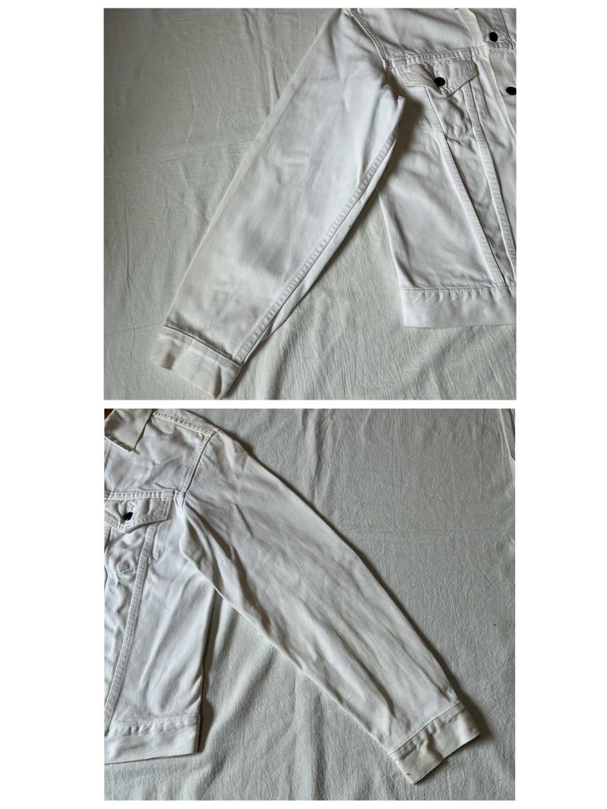 90s Levis リーバイス 70505-03 デニムジャケット ホワイト 40表記