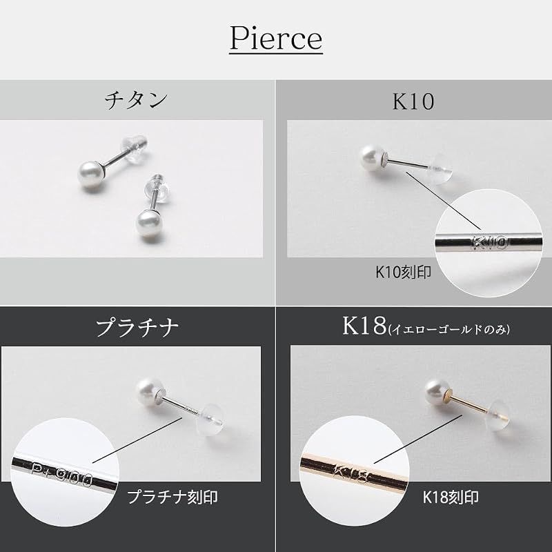 [VOTRE COUTURE] パールネックレス セット ベビーパール グランプレミアム アクセサリー 3mm ブランド10年保証 (真鍮イヤリング（ゴールド）, 41cm)