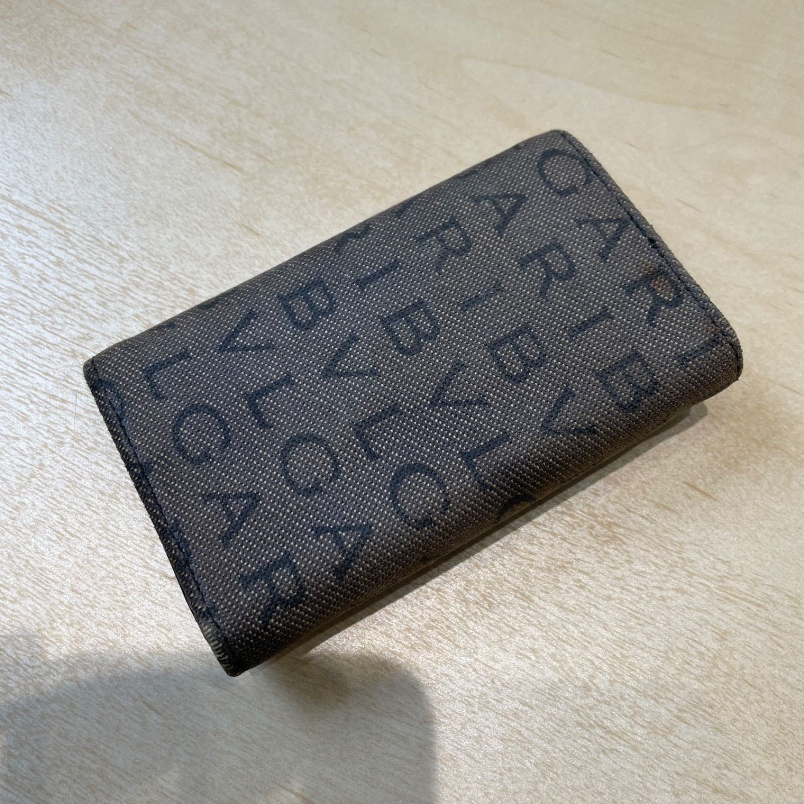 ブルガリ BVLGARI キーケース ロゴマニア キャンバス レザー ブラウン