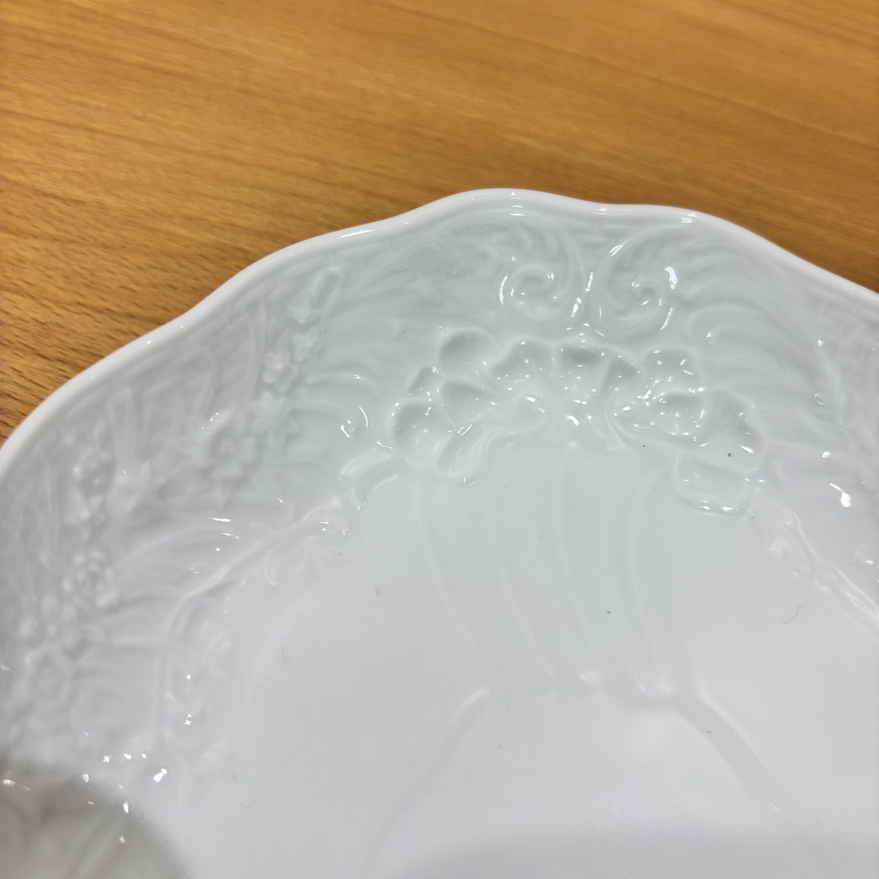 OG266268509ヘレンド Herend バロックホワイト オーバルデッシュ