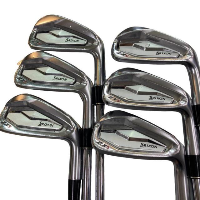 中古】 ダンロップ SRIXON ZX5 6S アイアンセット IR 純正特注シャフト