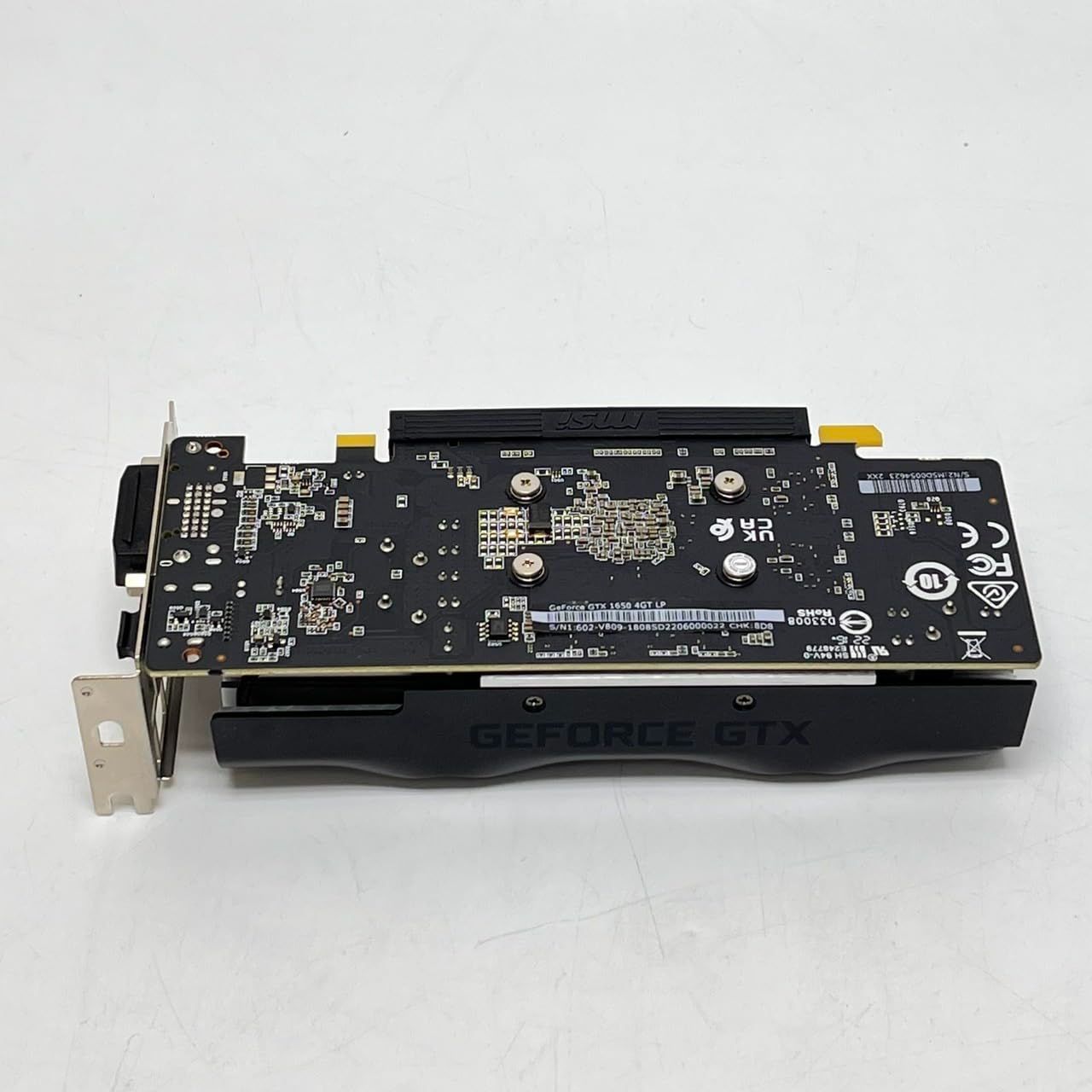 MSI GeForce GTX 1650 4GT LP グラボ VD6989【美品】 - メルカリ