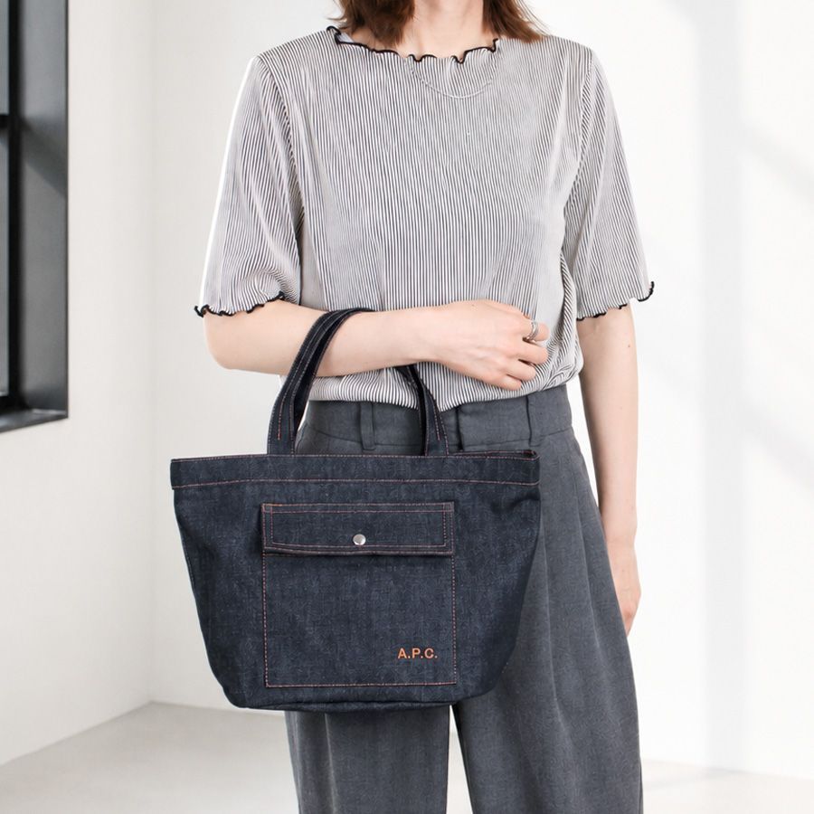 新品商品】A.P.C. (アーペーセー) M67083 COHIZ Jade デニムトート