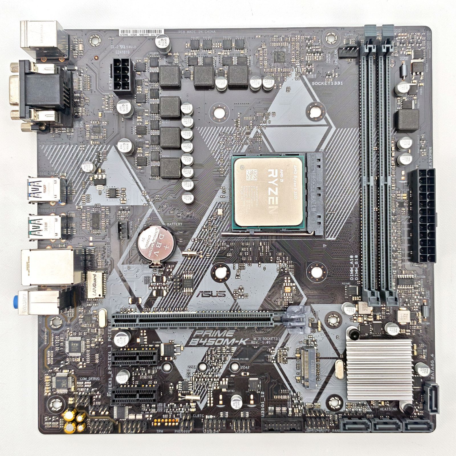 ASUS PRIME B450M-K/Ryzen 5 3500 PCパーツセット商品 - メルカリ