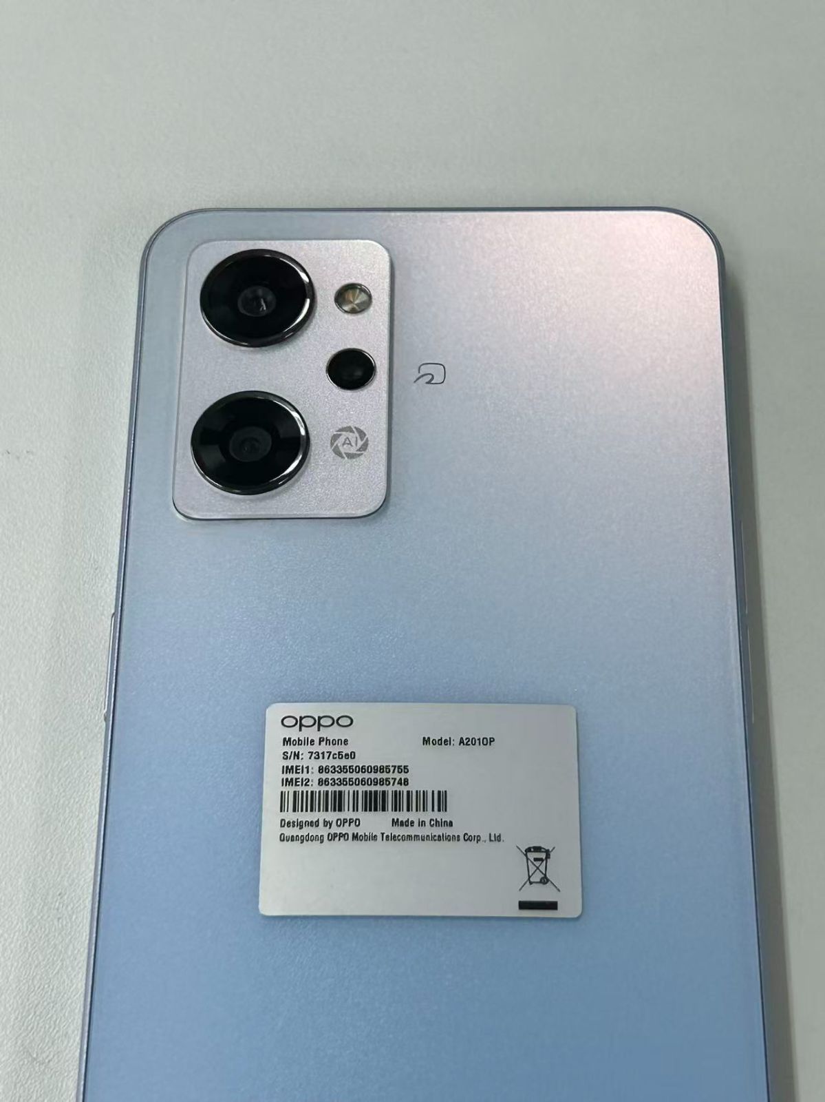 ジャンク】OPPO Reno7 A ブルー 128GB SIM解除済 - メルカリ