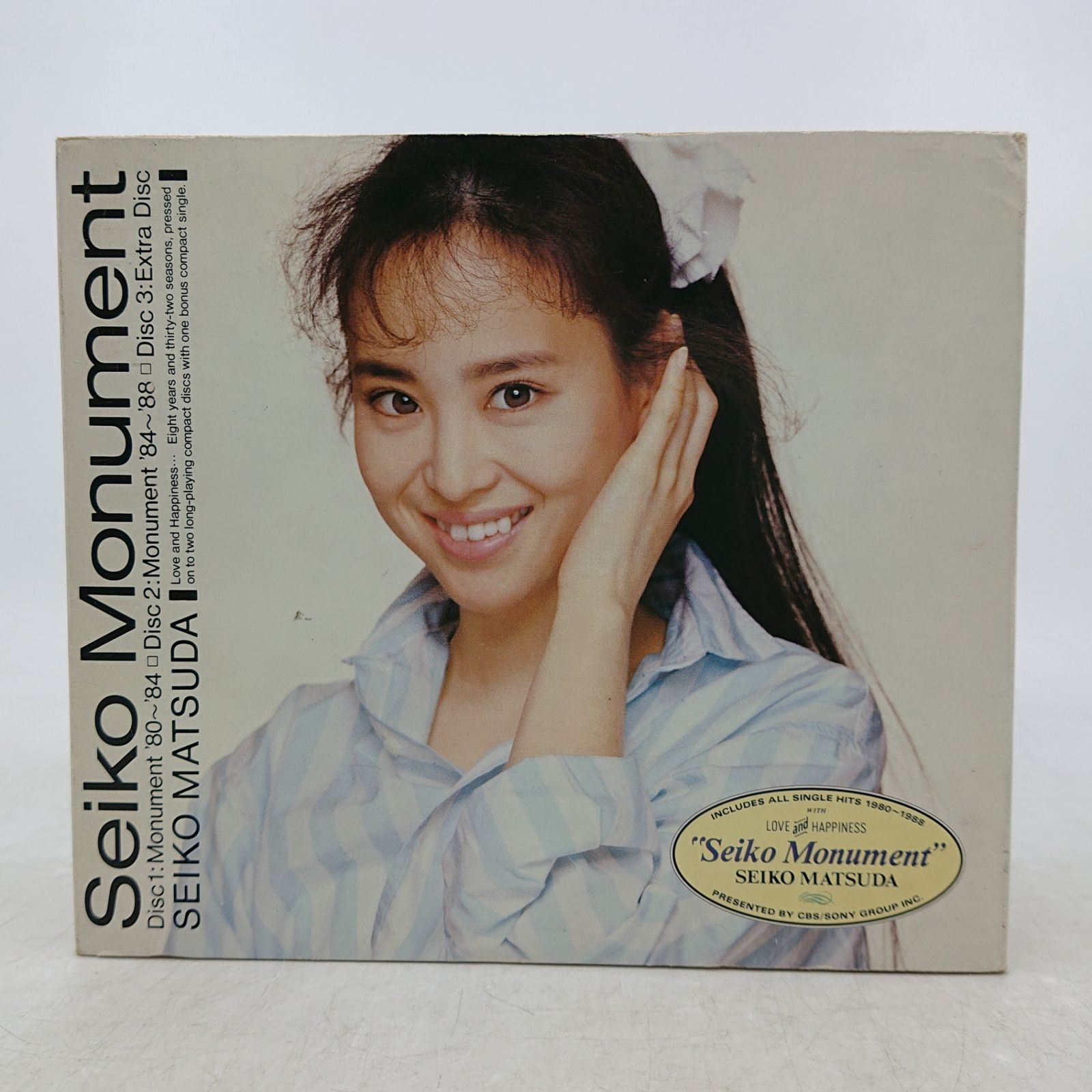 CD】Seiko Monument 松田聖子 CD3枚組 ブックレット欠品 2607czth29