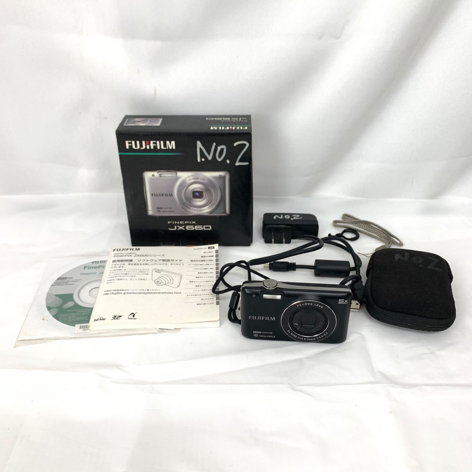 中古】富士フィルム ファインピクス コンパクトデジタルカメラ JX660