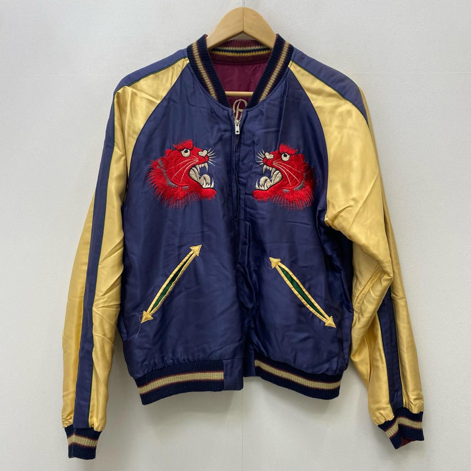 【加古川店】 中古 TAILOR TOYO(東洋エンタープライズ) | テイラートウヨウテイラートーヨー スーベニアジャケット 虎 鷹 TT11591 ネイビー サイズ：M 【93】 加古川店】 中古 TAILOR TOYO(東洋エンタープライズ) | テイラー