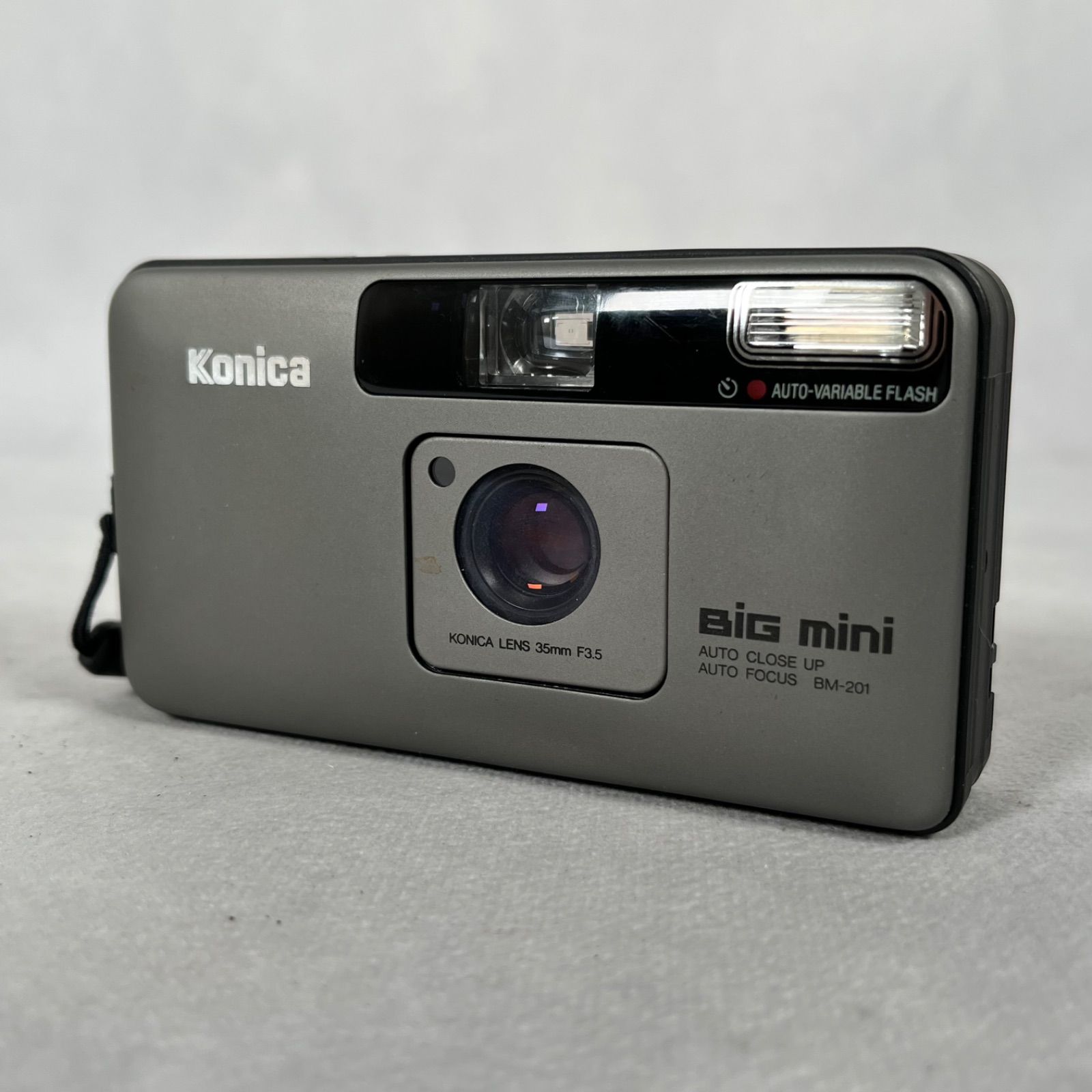 管2606-540】Konica BiGmini 201 コンパクトフィルムカメラ ブラック