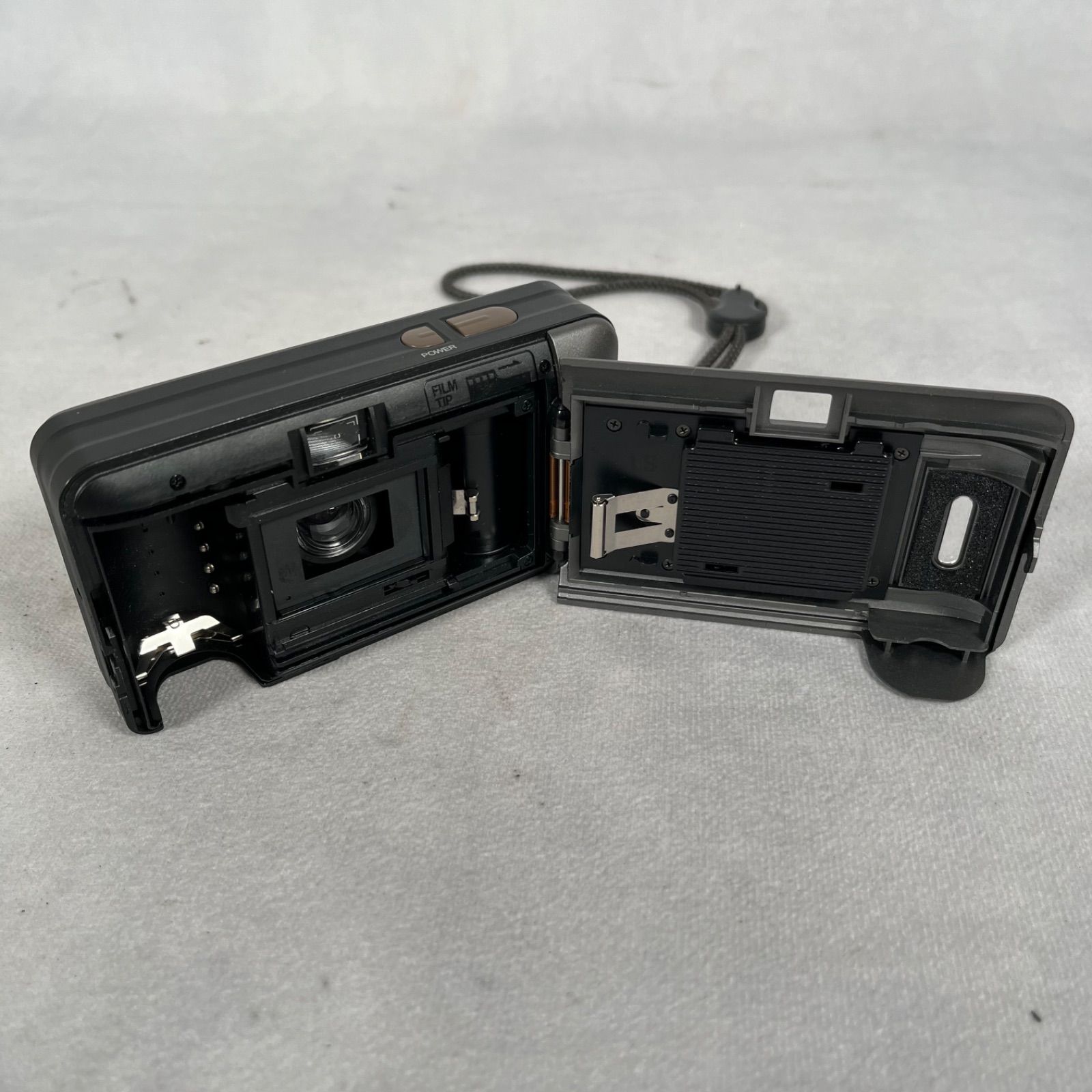 管2606-540】Konica BiGmini 201 コンパクトフィルムカメラ ブラック