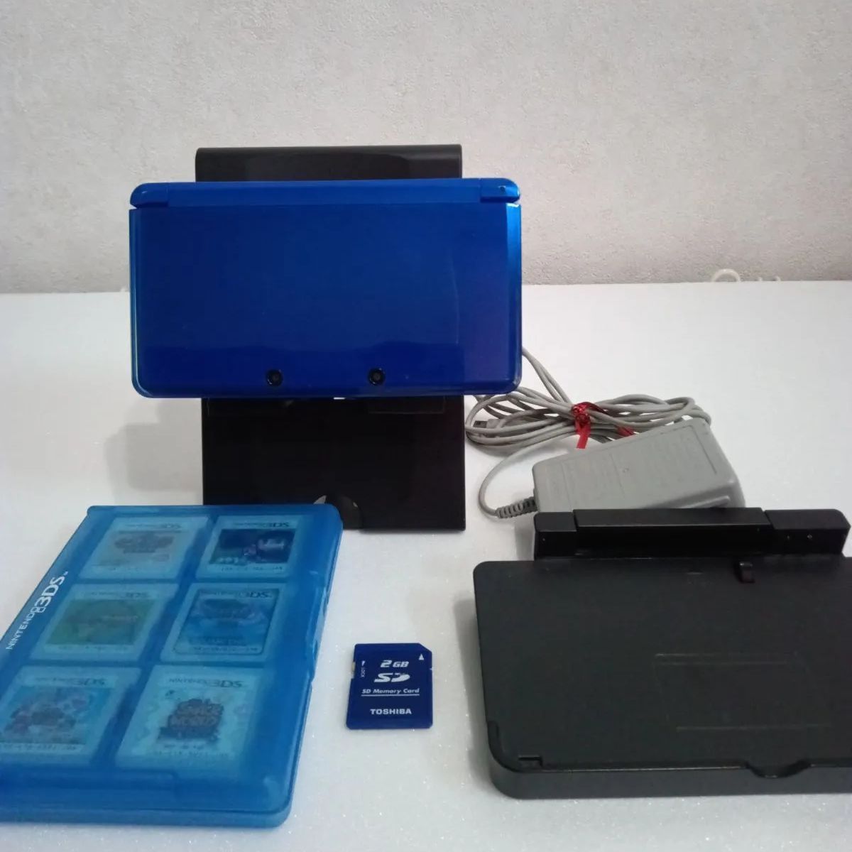 ニンテンドー 3DS コバルトブルー&ソフト12個＋ソフトケース Nintendo 3DS 本体 コバルトブルー ソフト12本付き - メルカリ