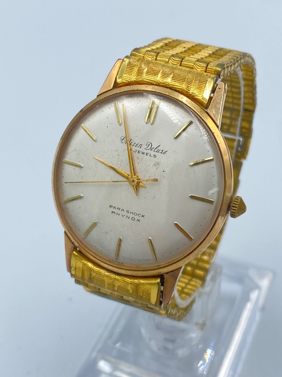 [稼働]CITIZEN Deluxe シチズン デラックス 19石 手巻き式時計