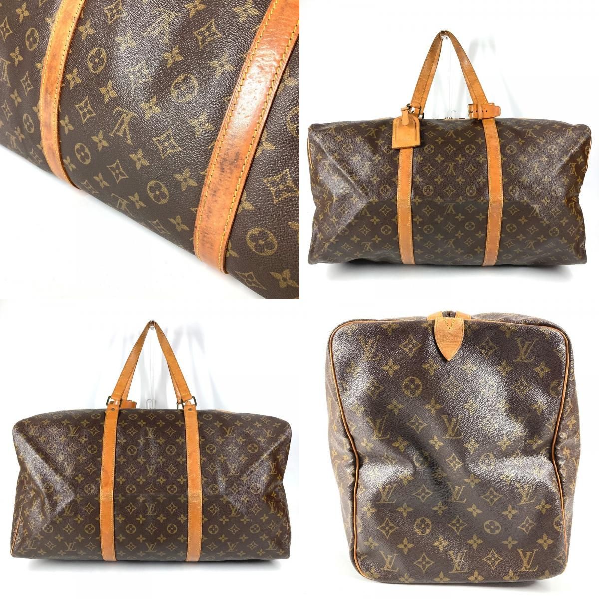 LOUIS VUITTON ルイヴィトン ボストンバッグ サックスープル 55 サック