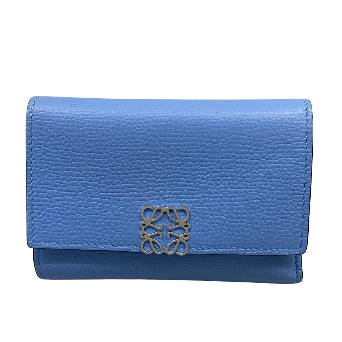 LOEWE(ロエベ) 3つ折り財布美品 アナグラム バーティカル ウォレット
