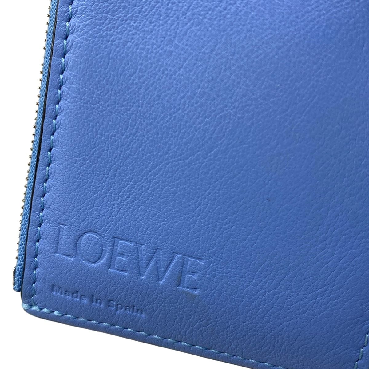 LOEWE(ロエベ) 3つ折り財布美品 アナグラム バーティカル ウォレット