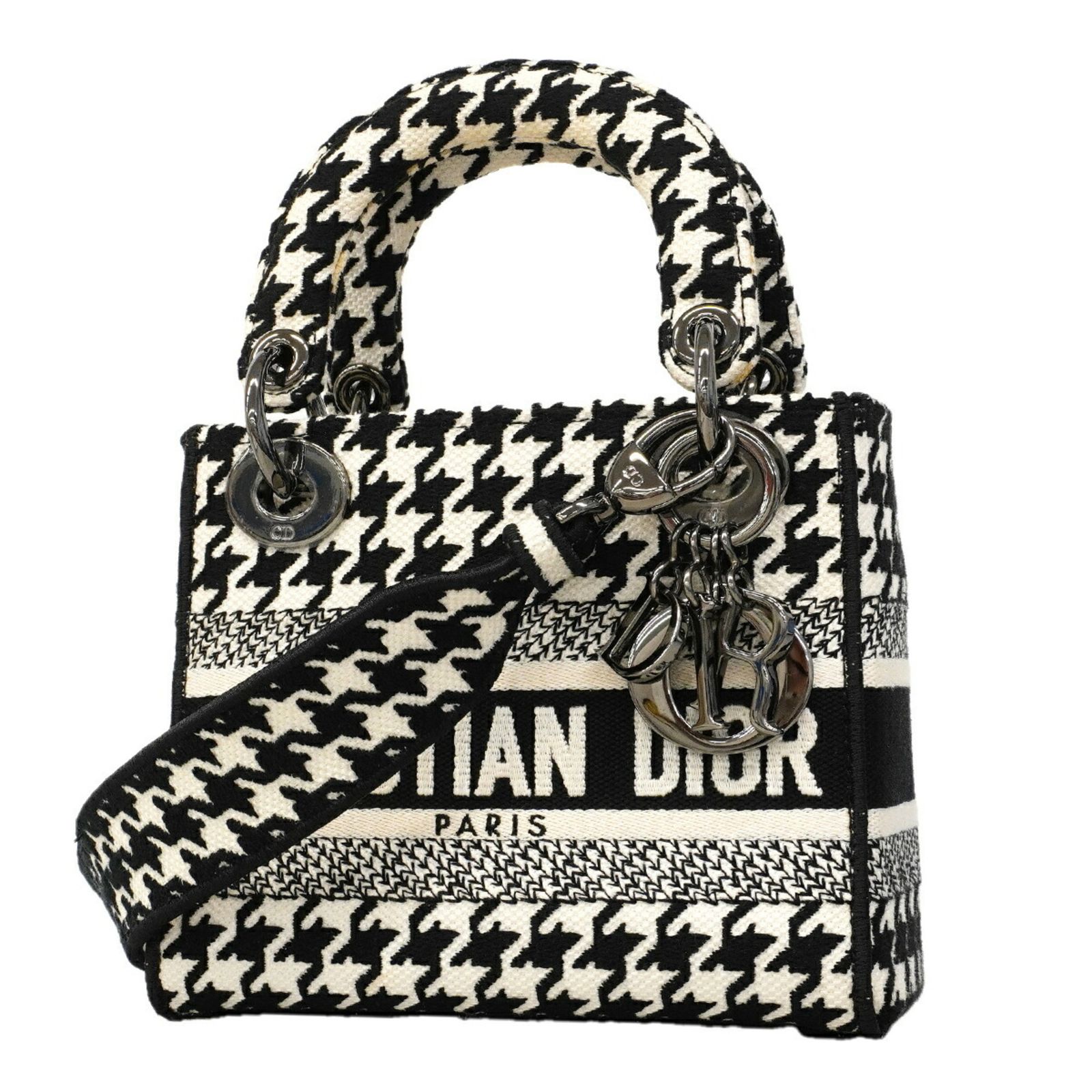 ディオールChristian Dior ハンドバッグ ブラック/グレー クリスチャン・ディオール(Christian Dior) クリスチャンディオール