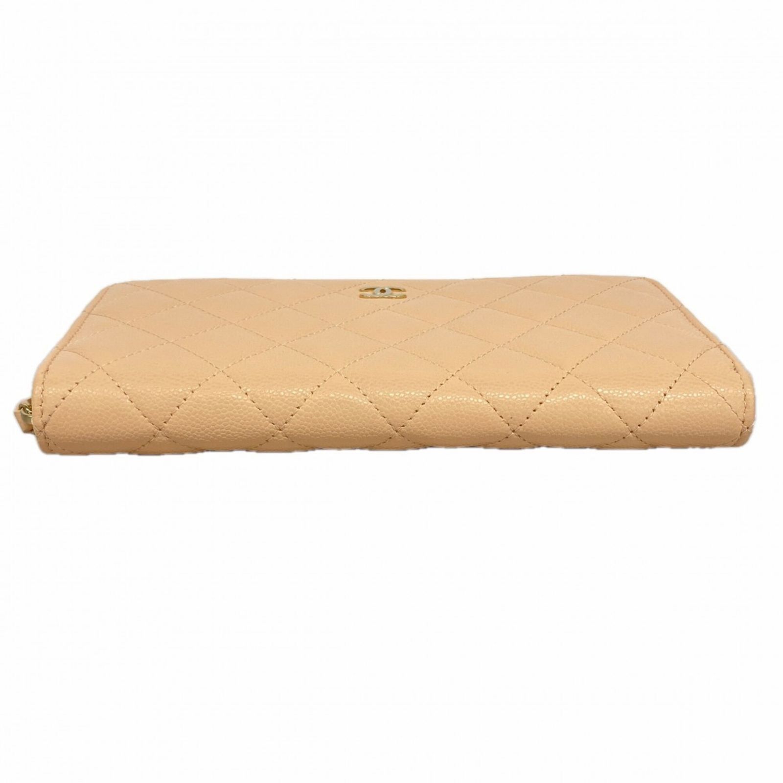 シャネル(Chanel) シャネル 長財布 マトラッセ キャビアスキン
