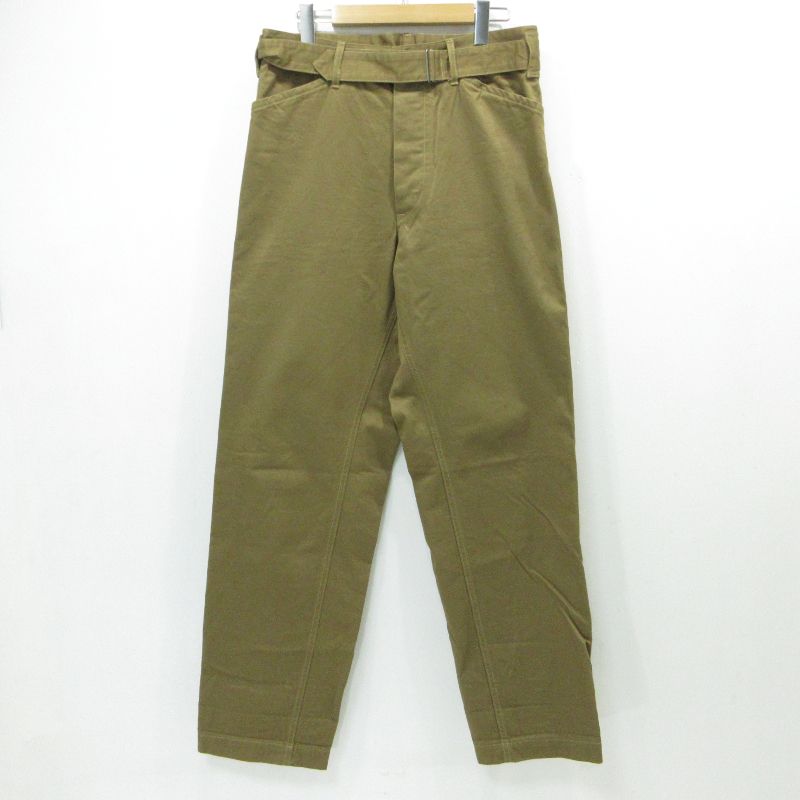 【三重本店】 中古 COMOLI | コモリ チノパンツ 15F-03001 ブラウン サイズ：1 【107】 三重本店】 中古 COMOLI | コモリ チノパンツ 15F-03001 ブラウン