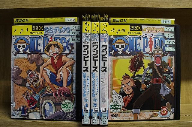 DVD ONE PIECE ワンピース 6th 空島 スカイピア篇 全10巻 空島 黄金の