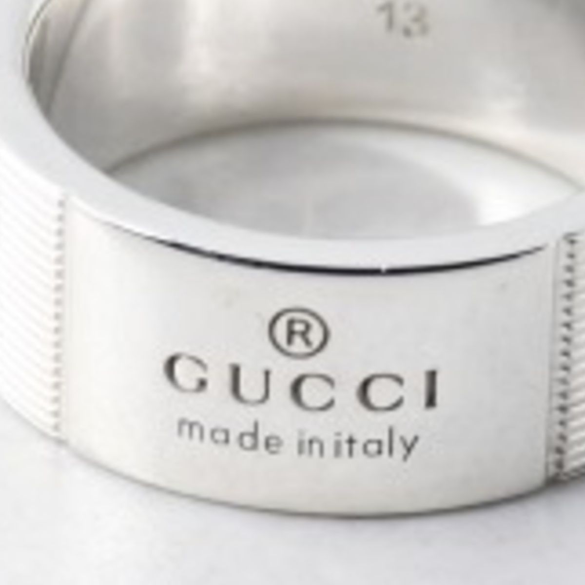研磨済】GUCCI ロゴ シルバー リング 12号 グッチ 指輪 - メルカリ