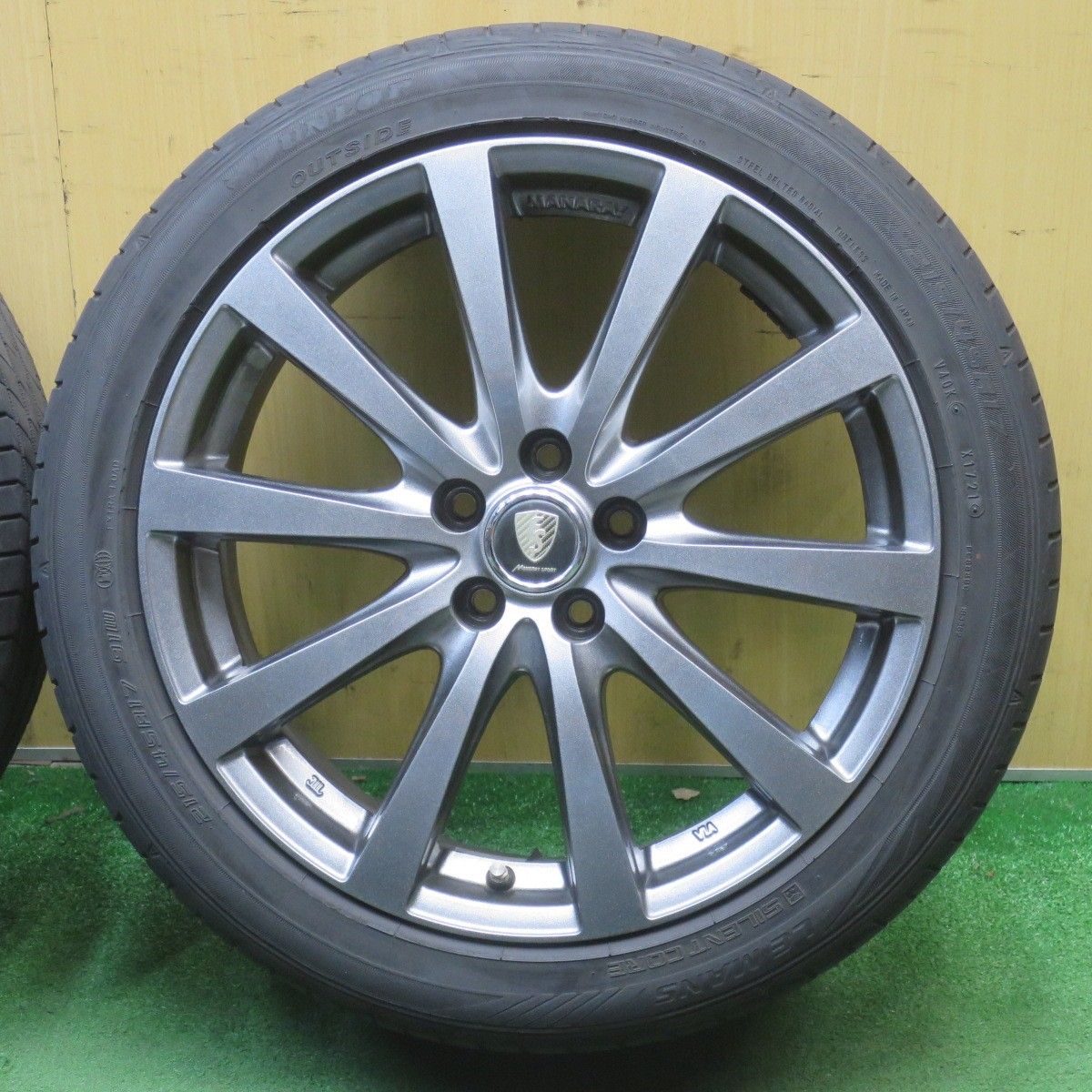 バリ溝 ダンロップ 215/45R17 ルマン LM704 4本セット 2013年製 中古